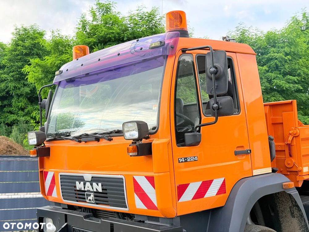 MAN * MAN 14-220 * Kiper Wywrotka Meiller * 4x4 * Zimowe Utrzymanie * Unimog * - 5