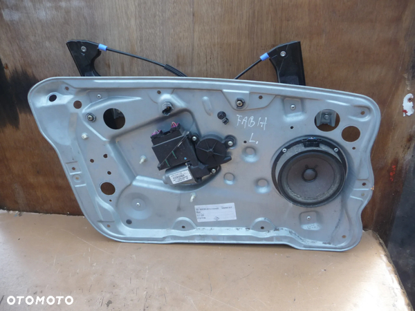 SKODA FABIA I 99-08 ELEKTRYCZNY MECHANIZM PODNOŚNIK SZYBY LEWY PRZÓD PRZEDNI
