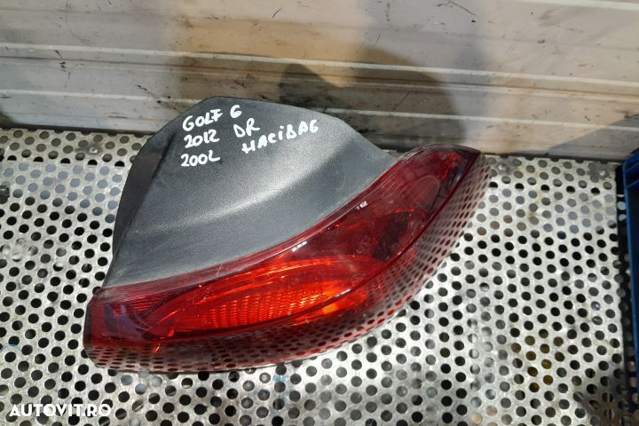 Lampa / Tripla stop dreapta pe aripa Volkswagen VW Golf 6 [2008 - 201 - 2
