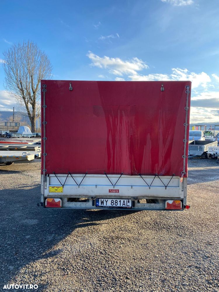 Stema Remorca WARK  cu prelata 4m/2m/1.5h - 3