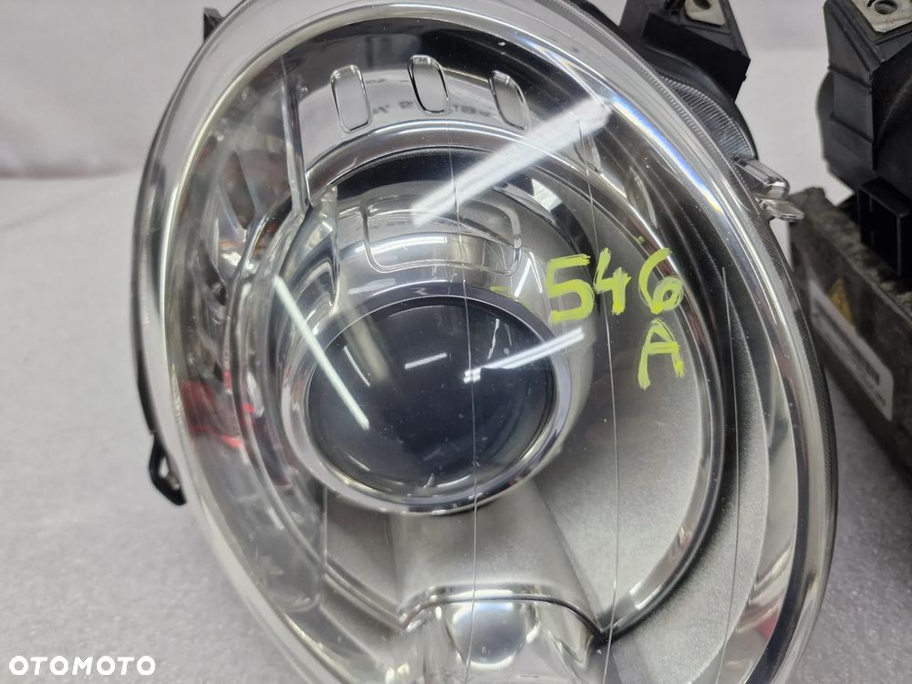 FIAT 500 07-15 KOMPLET LAMP PRZEDNICH PRZÓD LEWA / PRAWA LAMPA PRZEDNIA PRZÓD XENON + SPRYSKIWACZE , NR AUKCJI LA546 - 2
