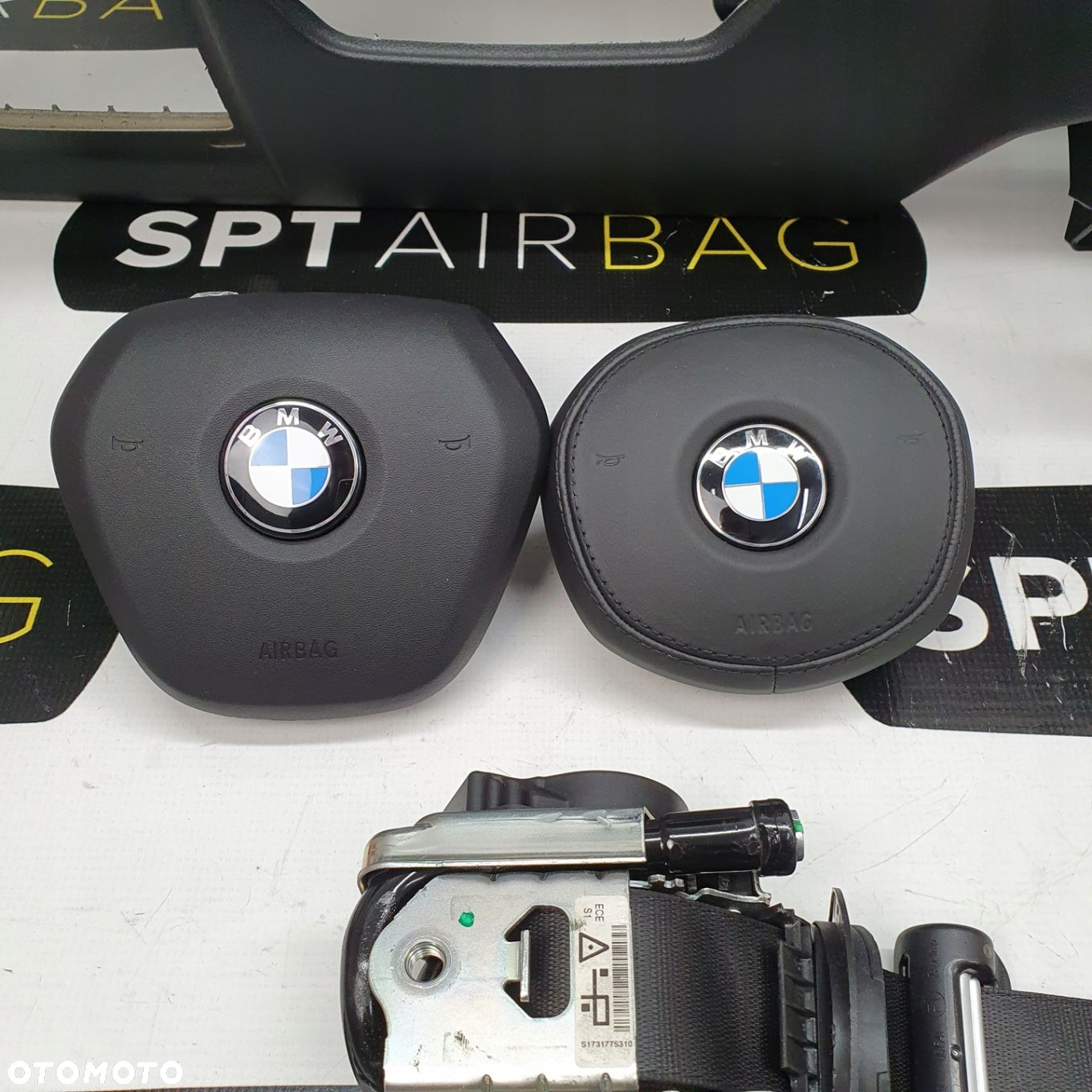 BMW SERIA 3 G20 G21 SERIA 4 G22 G23 G26 DESKA ROZDZIELCZA KONSOLA KOKPIT PULPIT PODUSZKI AIRBAG AIR BAG PASY KIT SET - 7