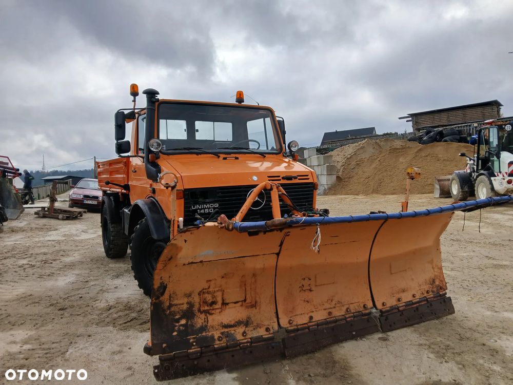 Mercedes-Benz Unimog 1450 4x4 Czołownica Ciagnik rolniczy - 1