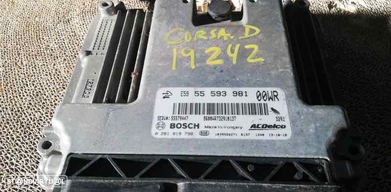 CENTRALINA DO MOTOR UCE OPEL CORSA D - 1