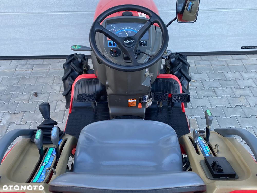 Yanmar AF120 Mini traktor Ciągnik Traktorek 4x4 + Ładowacz czołowy TUR Wspomaganie kierownicy Rewers - 19
