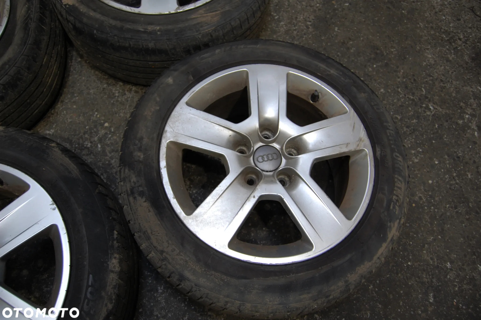 KOŁA FELGI ALUMINIOWE 8E0601025B 205/55R16 LATO 5X112 ET42 7J AUDI A4 B6 B7 SEAT SKODA - 5