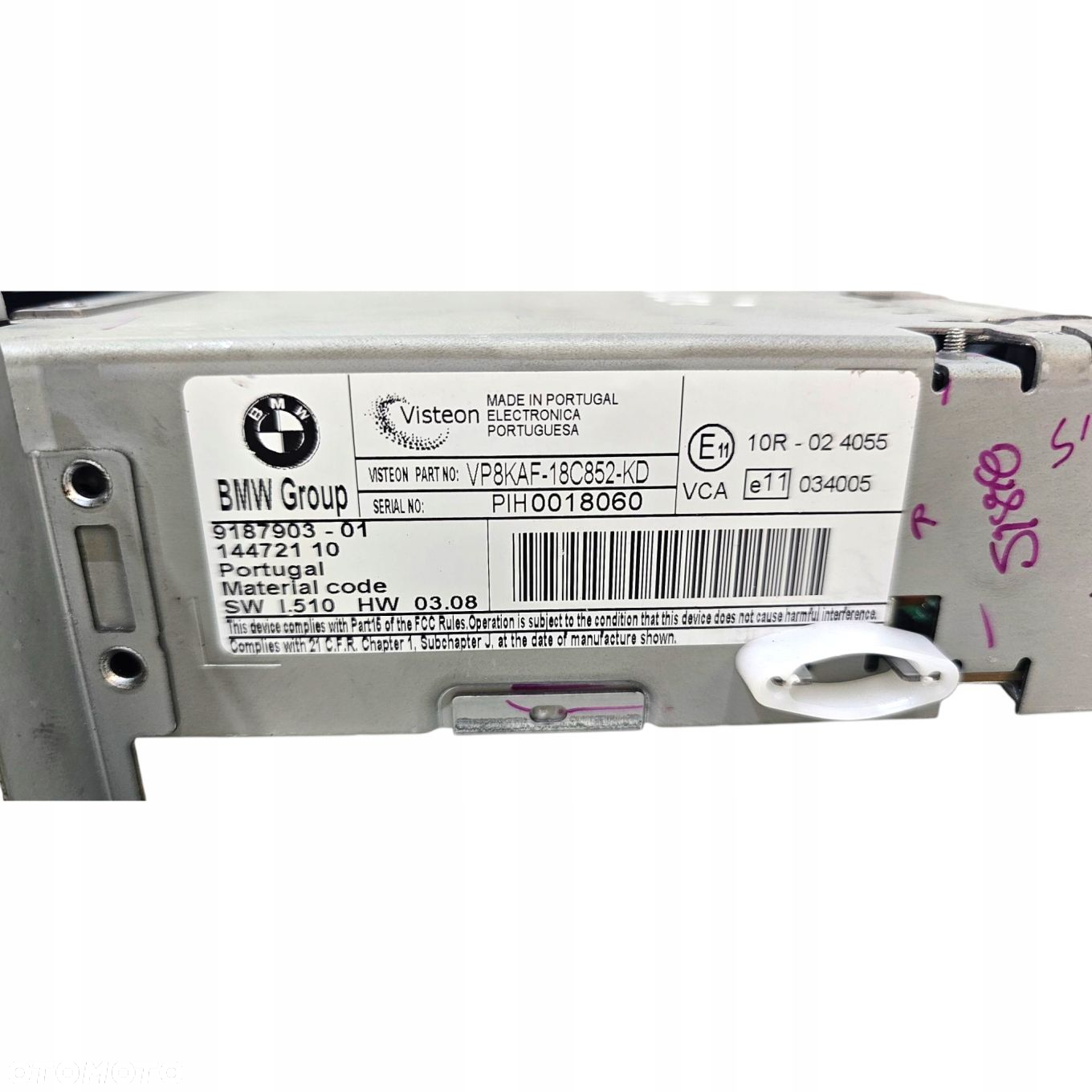 Bmw E60 E61 E63 E64 Lci Radio Moduł Czytnik Audio Cd Champ Business 9187903 - 10