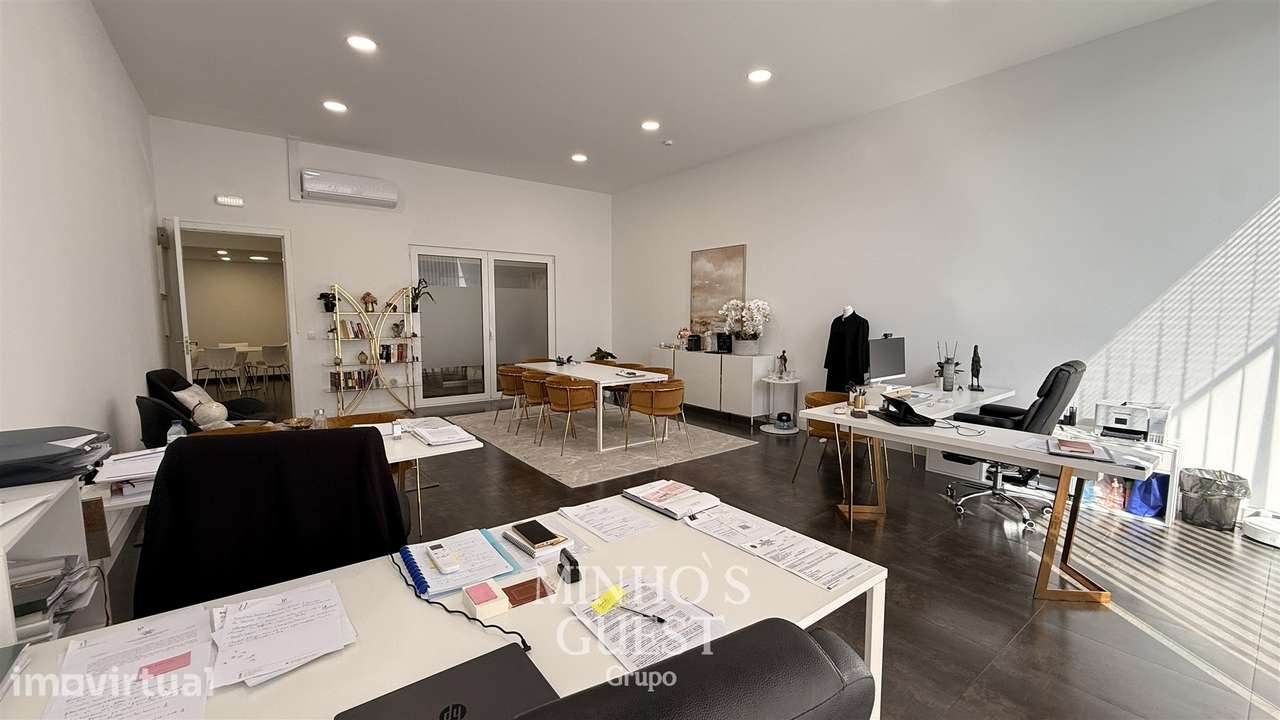 Escritório c/ 50m2 equipado c/ AC - Ferreiros, Braga - Grande imagem: 4/26