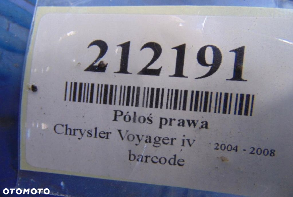 CHRYSLER VOYAGER IV 2.8D PÓŁOŚ PRAWA AUTOMAT - 7
