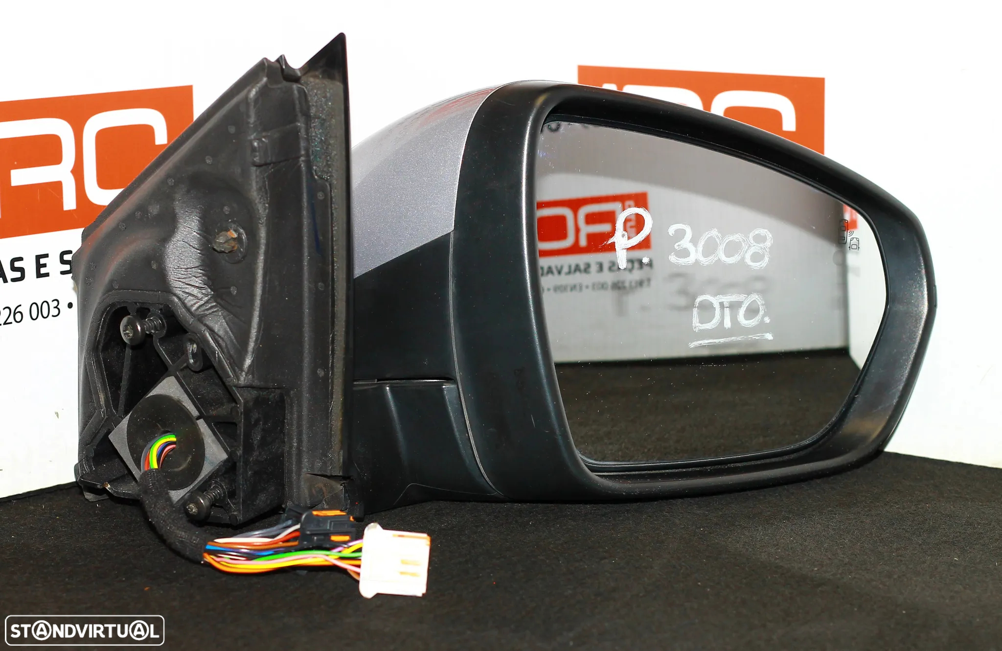 ESPELHO RETROVISOR DIREITO PEUGEOT 3008 - 2