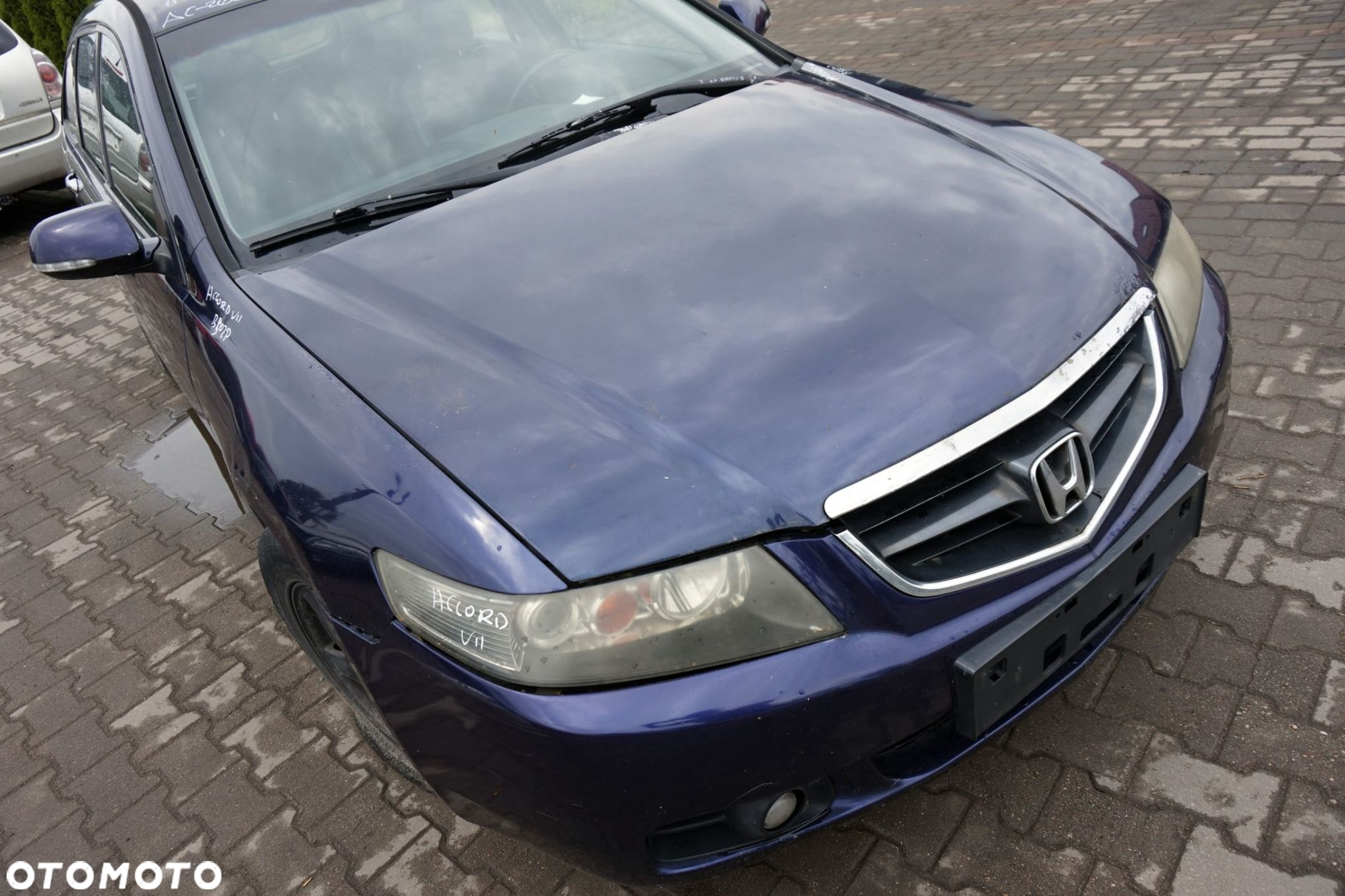MASKA ZDERZAK BŁOTNIKI LAMPY ACCORD VII B502P  HONDA 2002-2005 GRANATOWY PRZÓD KOMPLETNY - 3