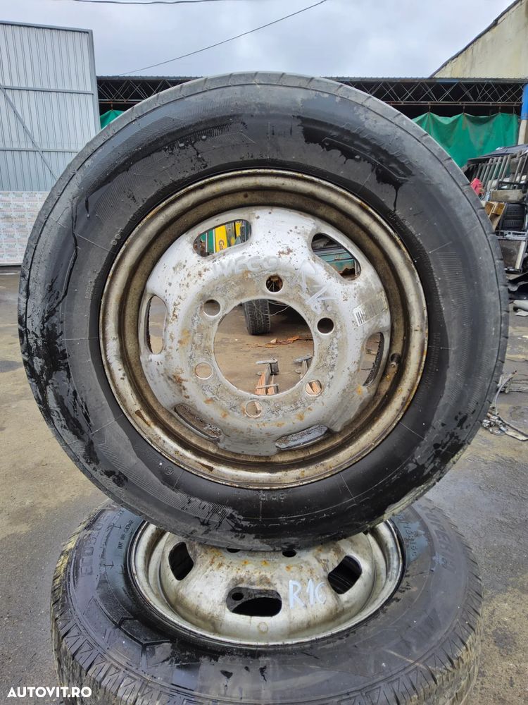 Jante Iveco pe dublu jante cu anvelope Iveco Daily punte dubla janta roata r16 - 3