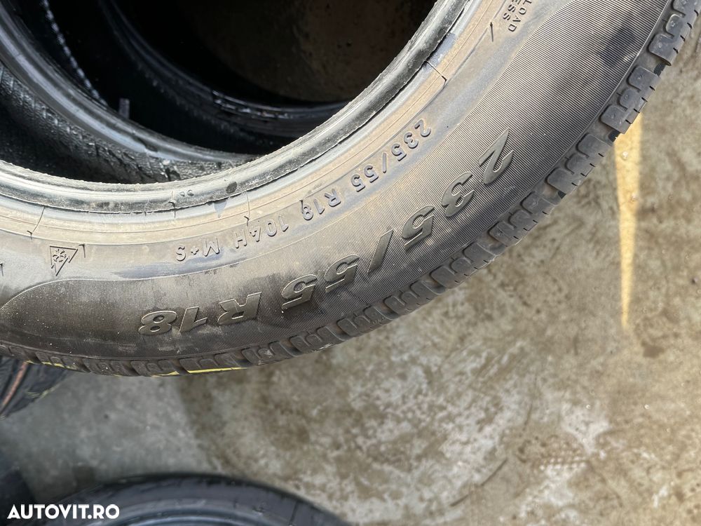 Vând 4 anvelope 235/55/18 Pirelli de iarnă ca noi - 6