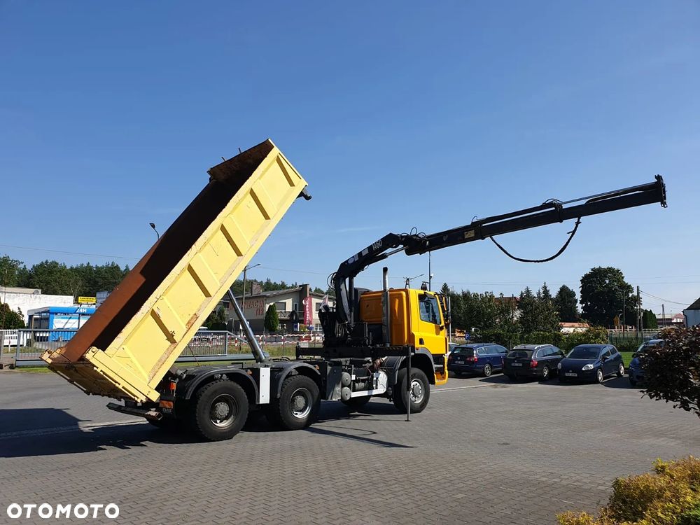 DAF CF GINAF X3335 S 6x6 WYWROTKA+HDS ATLAS 1460 HYDROBURTA KLAPODRZWI SKRĘTNA OŚ - 5