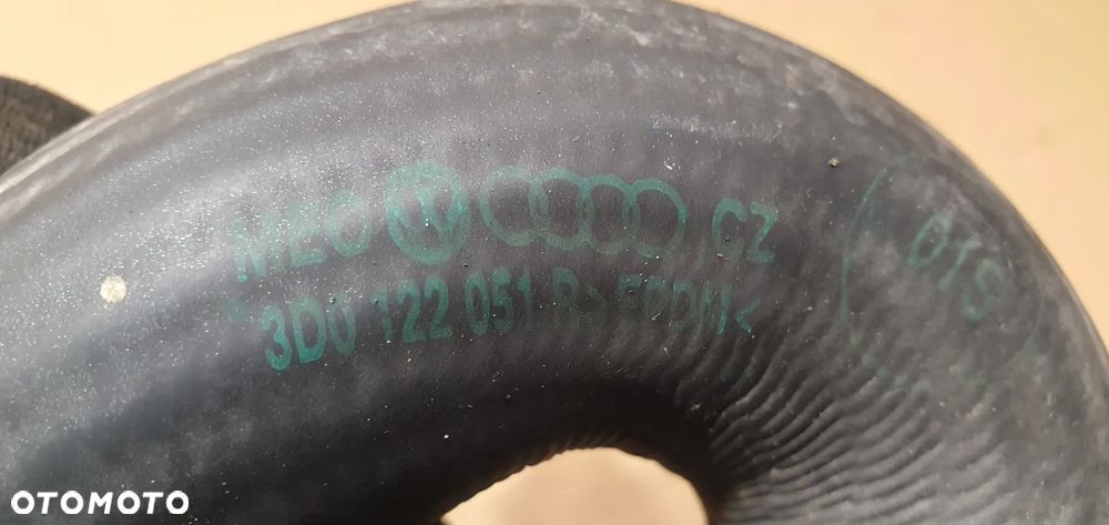 Wąż przewód wody płynu VW Phaeton 3.2 R32 3D0122051R - 5