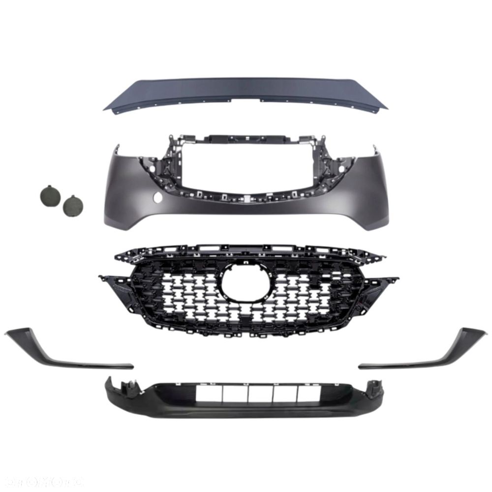 MAZDA CX-5 2022+ LIFT KOMPLETNY ZDERZAK PRZEDNI GRILL SKORUPA CHROM LISTWA - 4