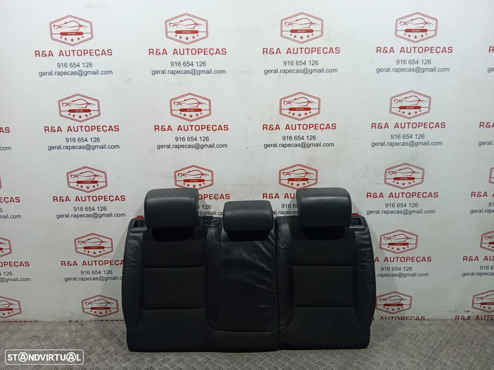 Conjunto de Bancos Audi A3 8P Sportback S-Line Pele e Tecido Original - 16