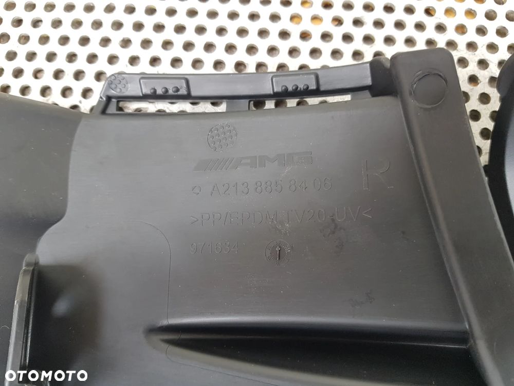 Mercedes W213 E AMG LIFT Kratka Zderzaka Lewa i Prawa Boczna Przód Wlot Kierownica Powietrza - 5