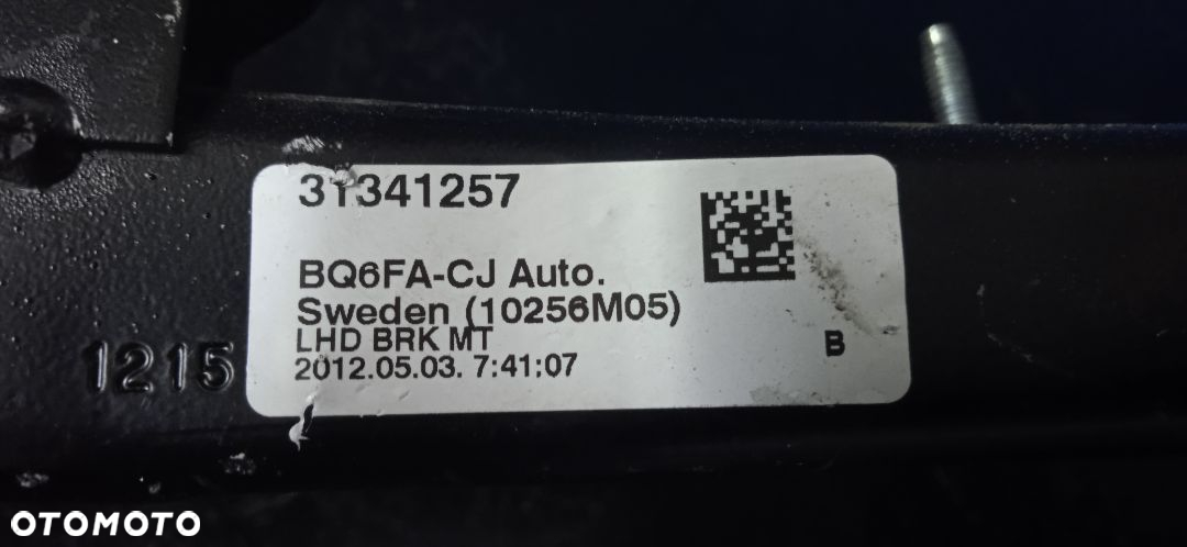 Pedał hamulca Volvo c30 31341257 - 3