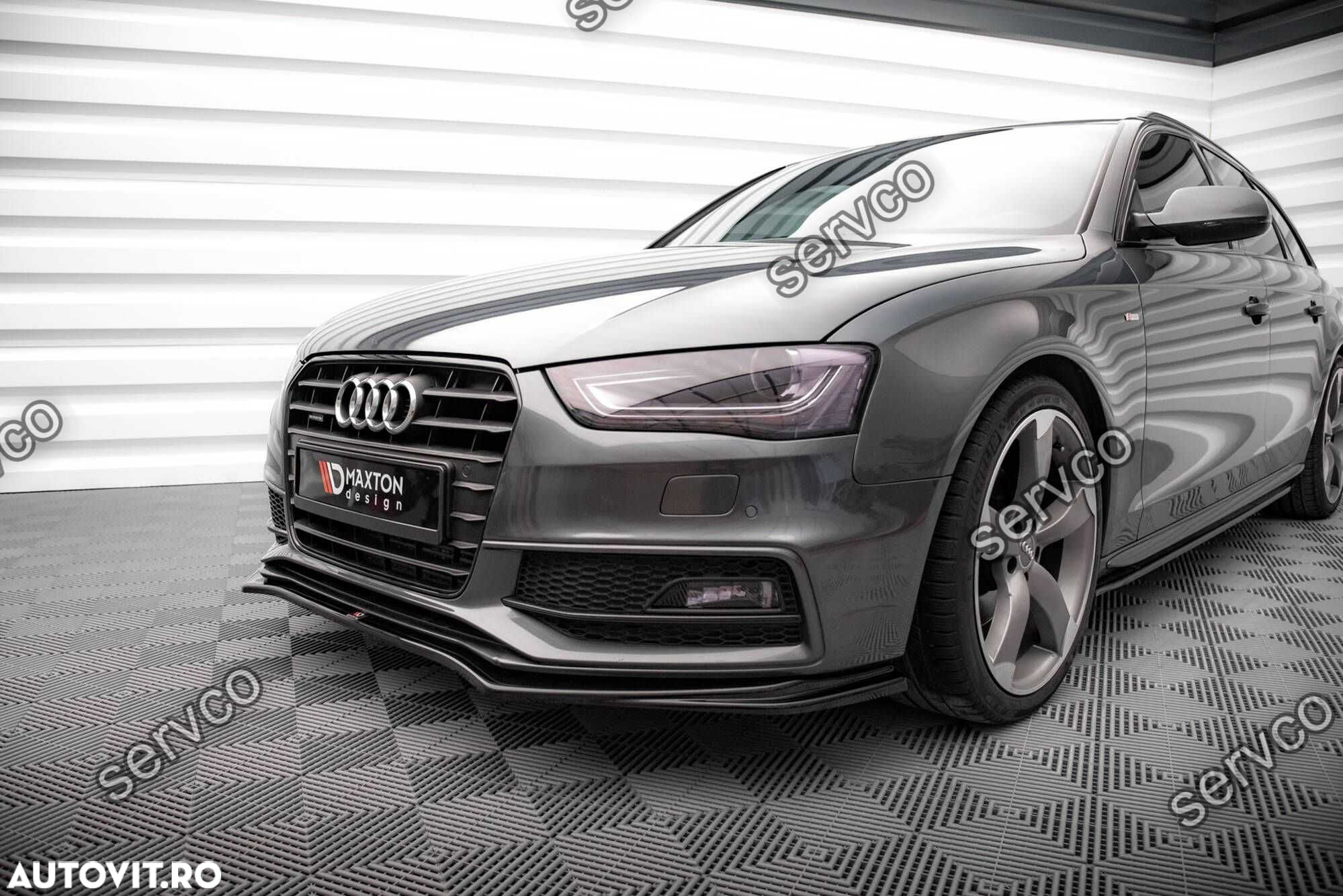 Prelungire bara fata Audi A4 S-Line S4 B8 2011-2015 v16 Maxton Design - 3
