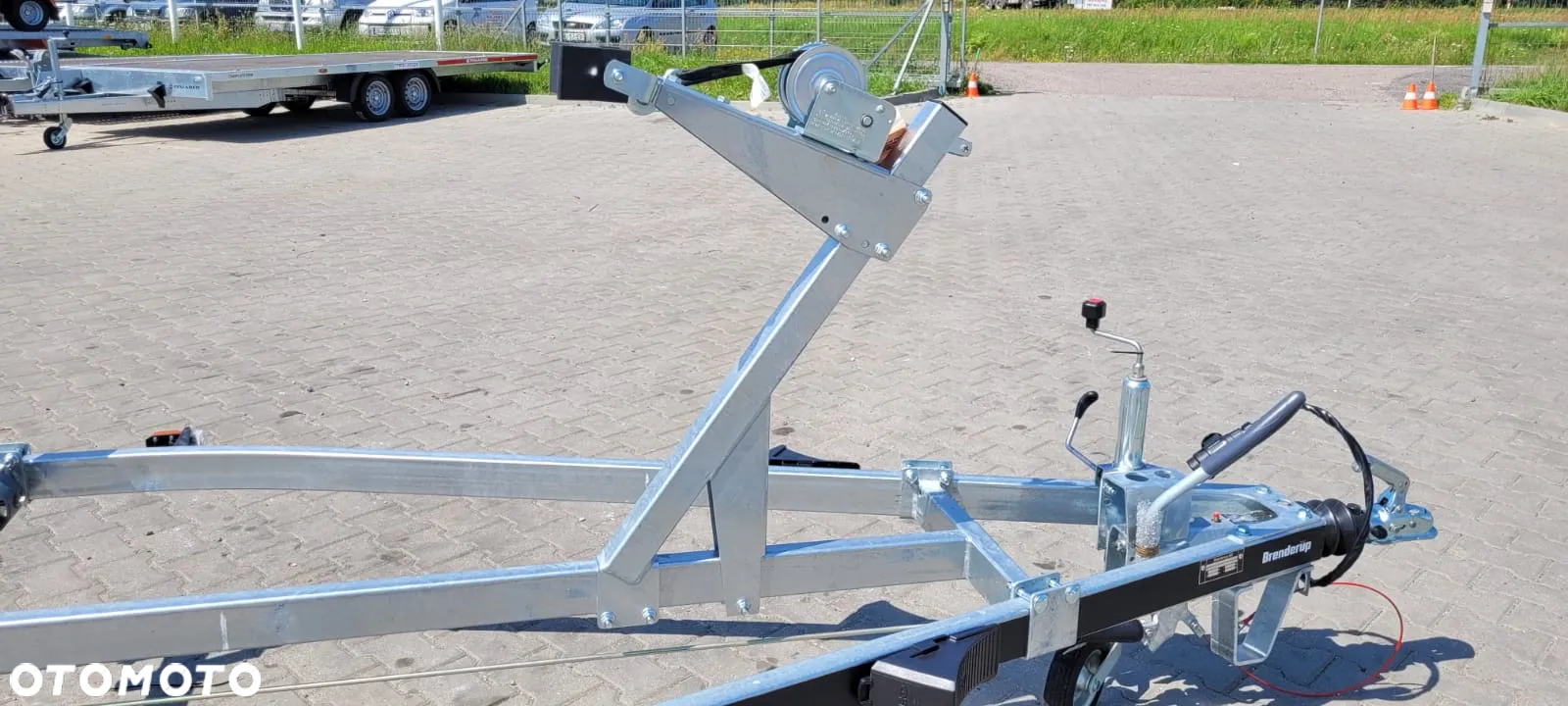 Brenderup Przyczepa pod łódź 6 m DMC1300kg łożyska wodoodporne MOCNA I SOLIDNA PRZYCZEPA PODŁODZIOWA - 10