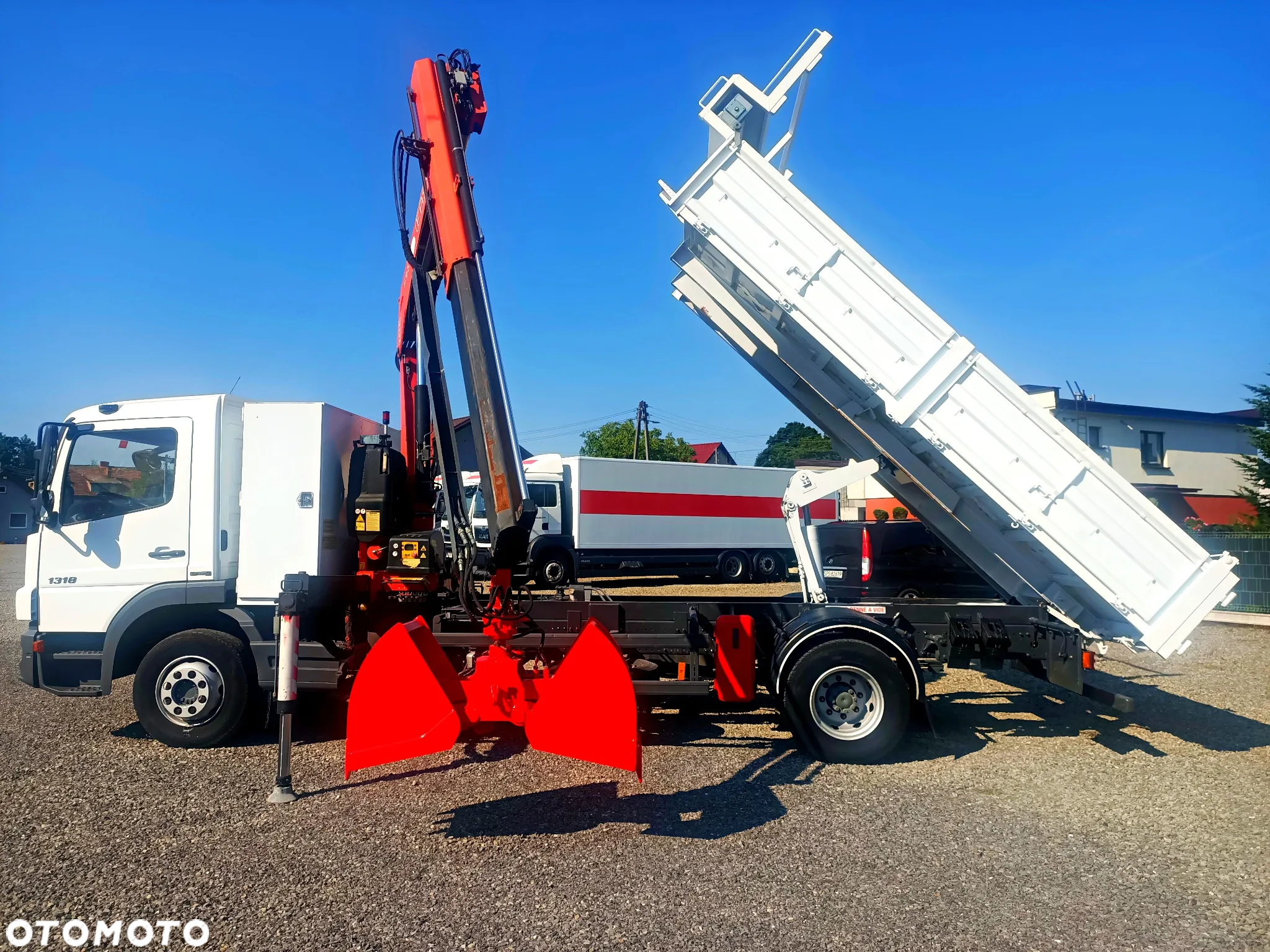Mercedes-Benz Atego 1318N Wywrotka Żuraw Dżwig HDS Fassi F95 - 3