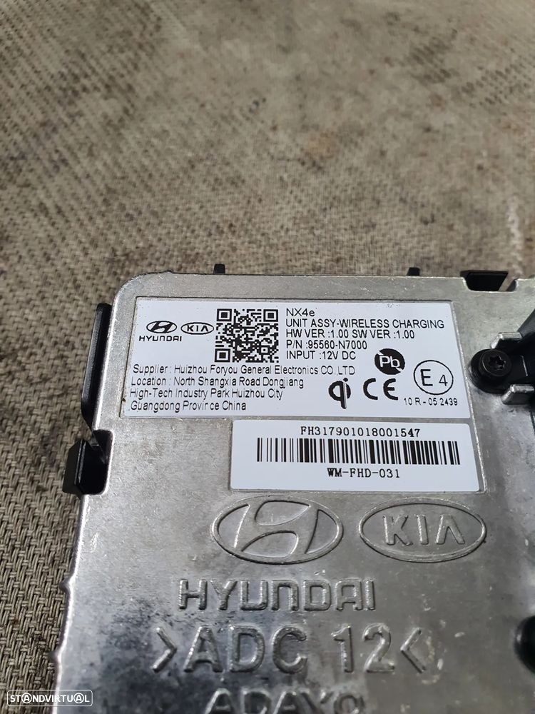 MODULO CARREGAMENTO SEM FIOS HYUNDAI TUCSON IV / 95560N7000 - 2