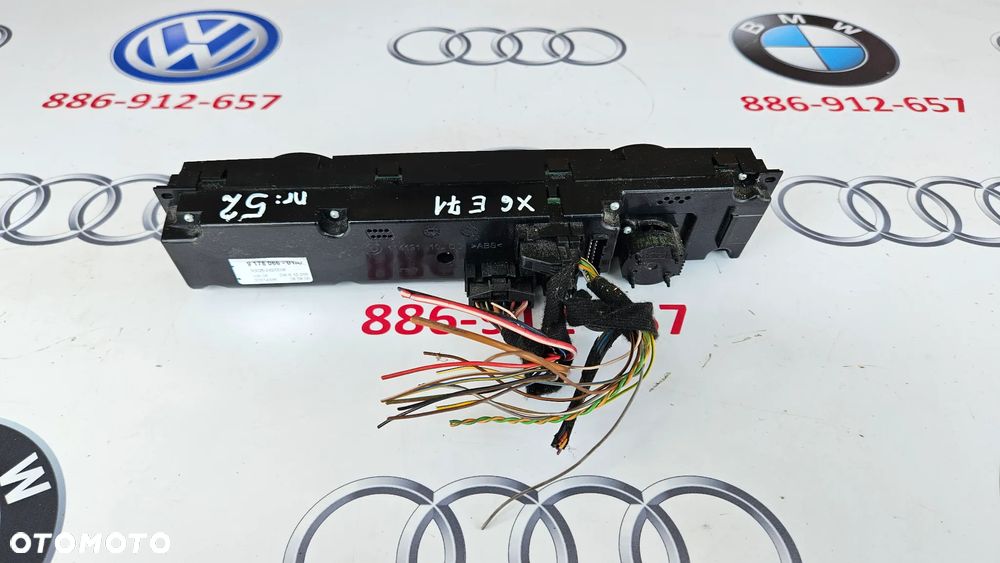 BMW X5 E70 X6 E71 Panel klimatyzacji AC Panel sterowania nawiewem 9178066  ŁADNY EUROPA - 6