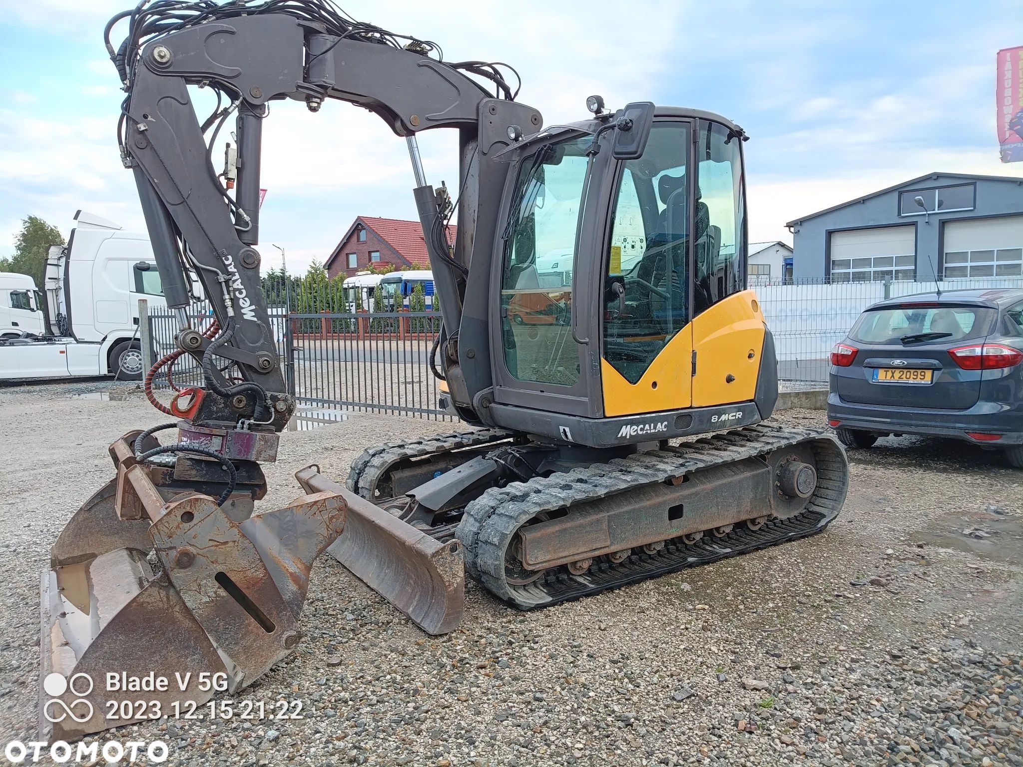 Mecalac 8MCR, 4 łyżki ,Tiltrotator, Sprowadzona - 1