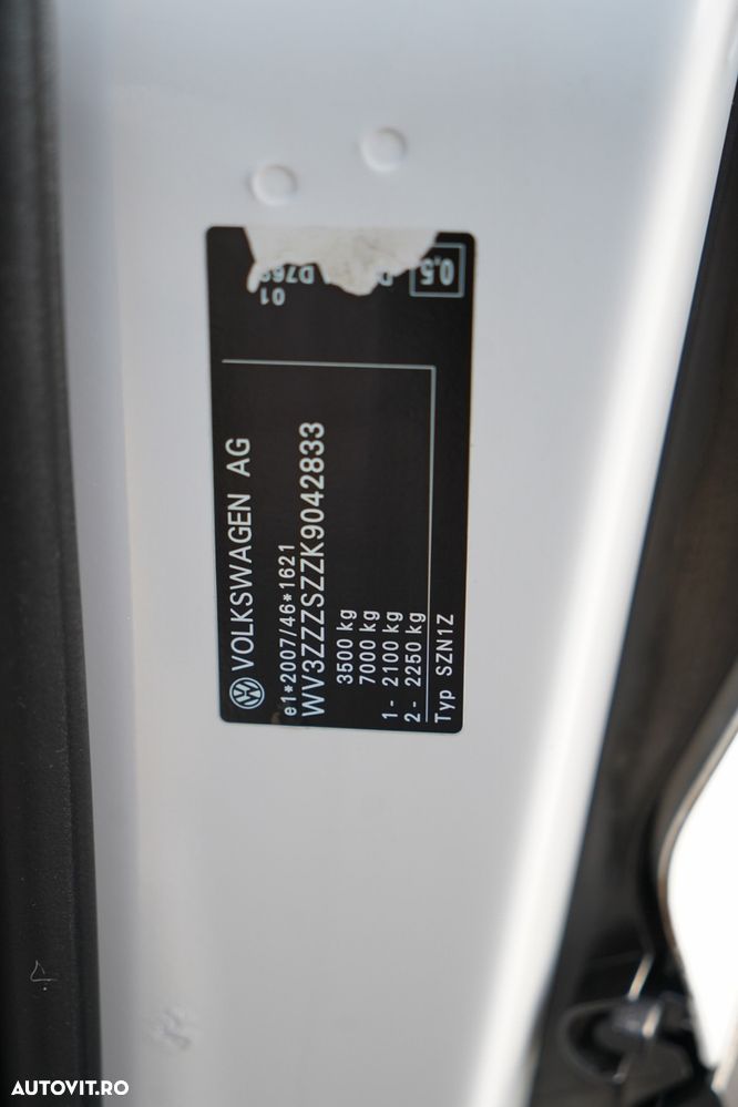 Volkswagen CRAFTER / CONTAINER / DHOLLANDIA LIFT / 2019 / TWIN / 3 LOCURI / - 34