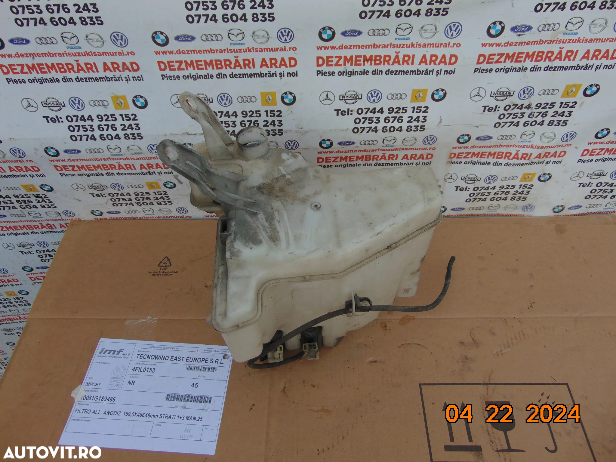 Vas stropgel Suzuki Vitara 2005-2012 vas lichid parbriz suzuki grand vitara 2 - 4