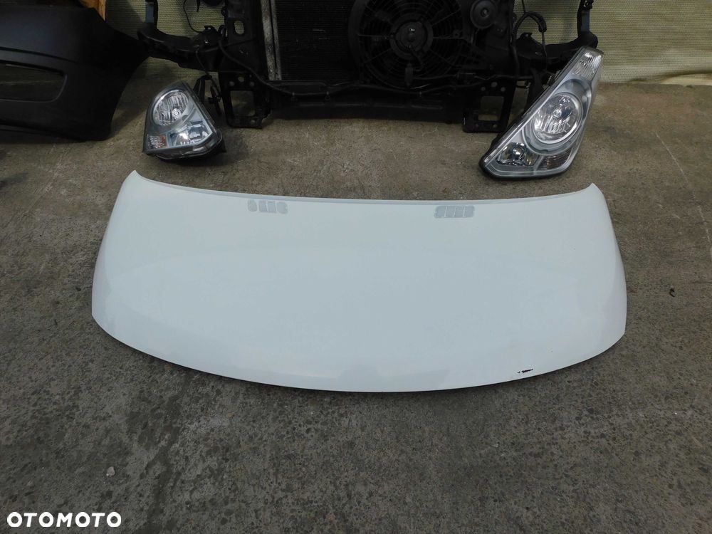 Hyundai H1 II Starex Przód Maska Zderzak Lampy Chłodnice Pas BIAŁY - 5