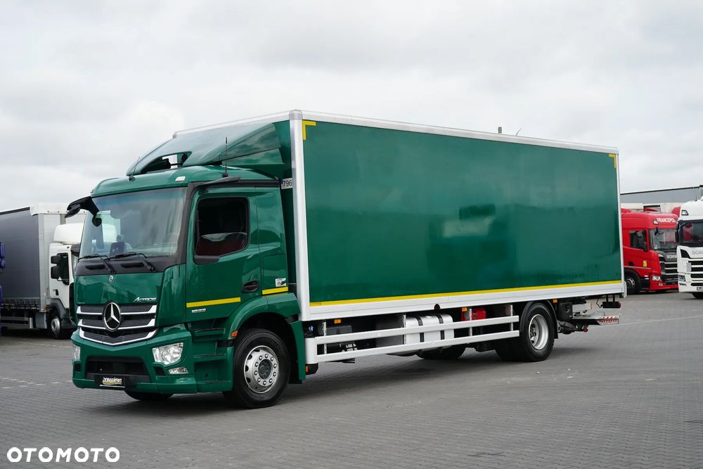 Mercedes-Benz ACTROS / 1833 / E 6 / MP 5 / KONTENER + WINDA / 21 PALET / DŁ. 8,6 M / ŁAD. 7 816 KG - 1