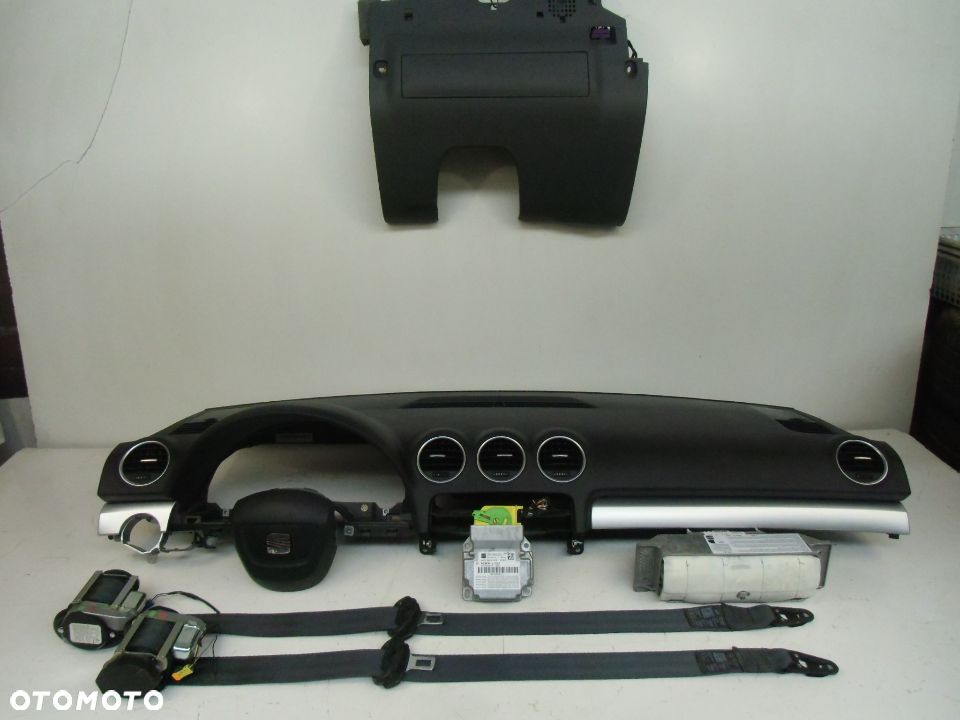 DESKA KONSOLA AIRBAG NAPINACZE KOLANOWA SEAT EXEO 2008 2013 ORYGINAŁ