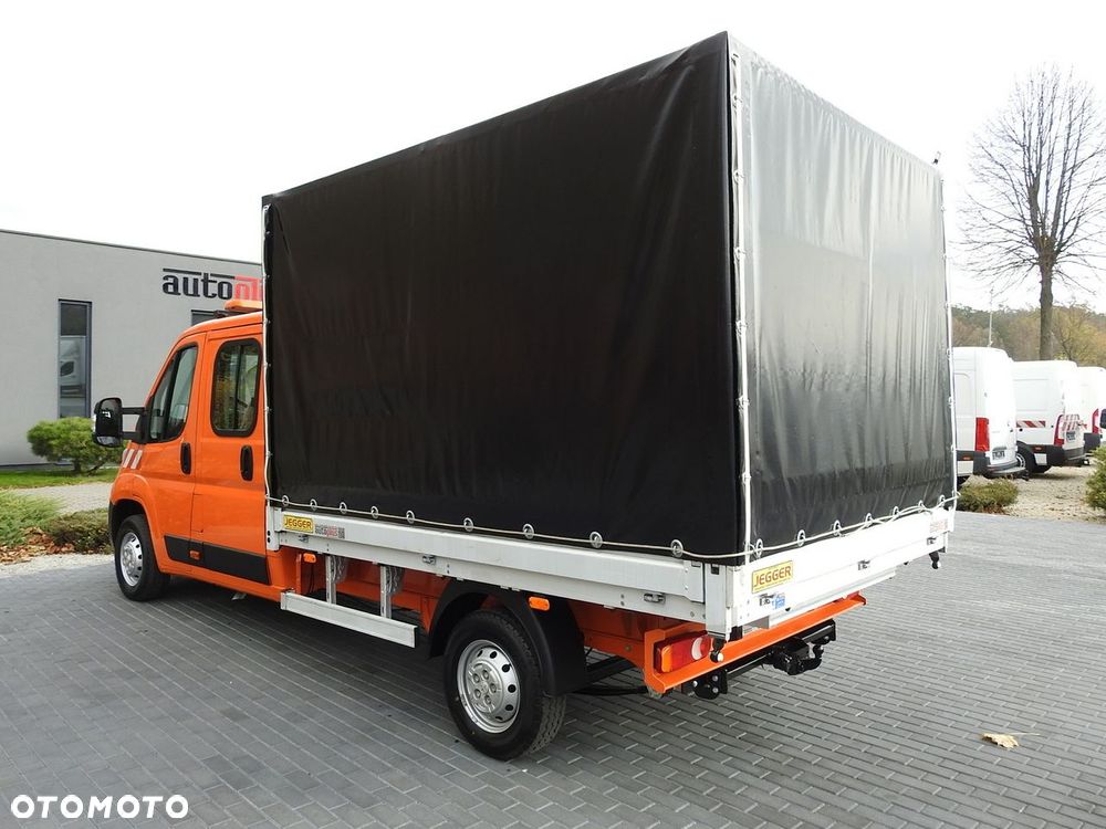 Peugeot BOXER SKRZYNIA PLANDEKA PODWÓJNA KABINA DOKA 7 MIEJSC KLIMATYZACJA PNEUMATYKA  140KM - 10