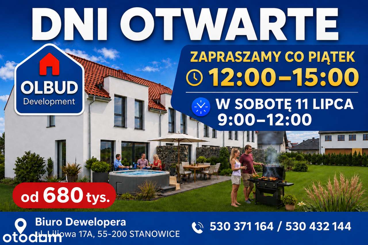DOM 104m2 Z GARAŻEM W CENIE MIESZKANIA + 4 POKOJE + OGRÓD