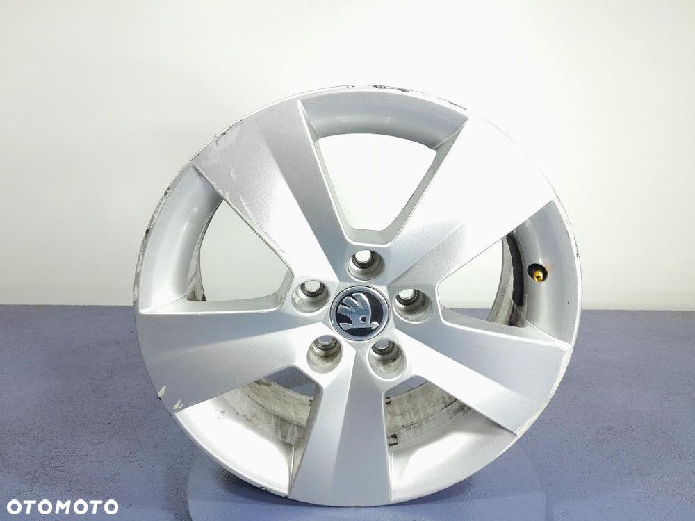 SKODA RAPID FELGA ALUMINIOWA 6JX15 5X100 ET 38 5JA601025L - 1