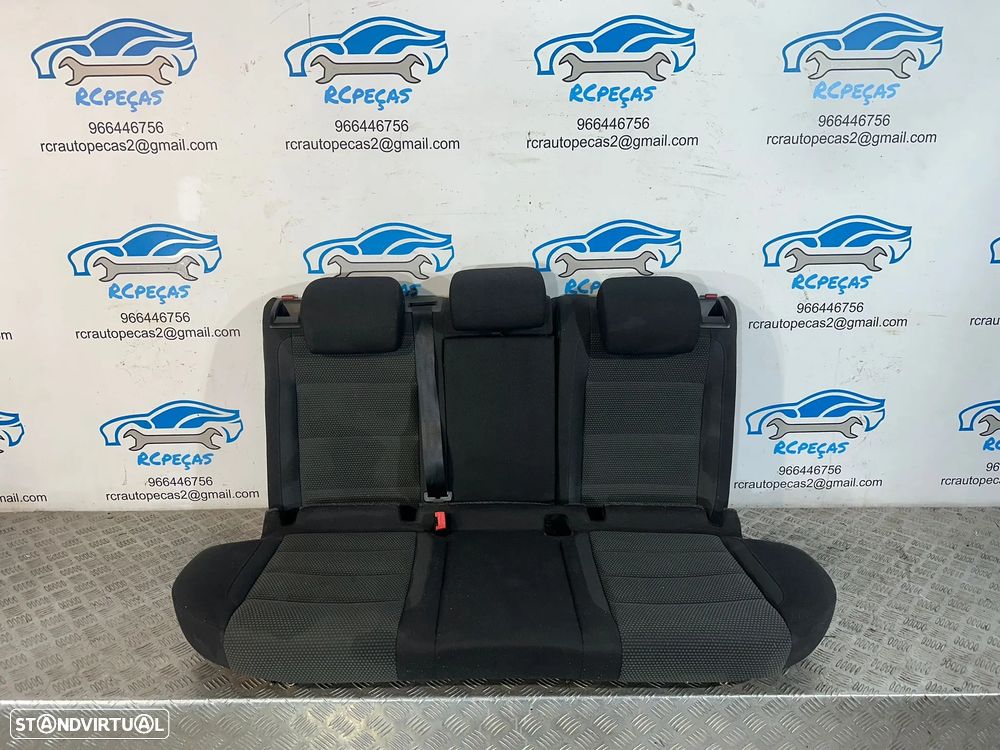.Conjunto Bancos Tecido Frente Frontais Tras Traseiros Originais VW Volkswagen Golf 6 2008 a 2013 - 9