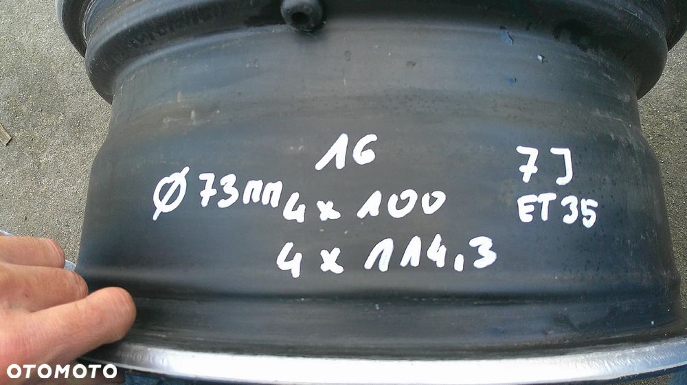 FELGI ALUMINIOWE 4X100 4X114,3 16 - 7