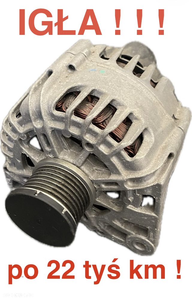 DACIA DUSTER 1 I  1.2 TCE  IGŁA ! ! PO 22 tyś km ! ALTERNATOR Sandero II Logan 0.9 TCE 0.9tce DASTER 1.2tce RENAULT clio IV 4 Captur 1 I megane IV 231000091R - 1