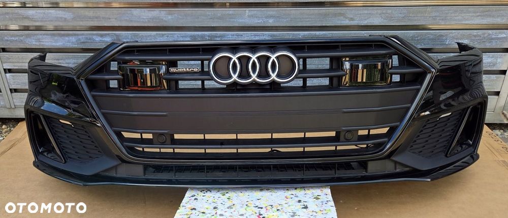 AUDI A7 C8 4K S-LINE LY9T ZDERZAK PRZÓD PRZEDNI 6 PDC KOMPLETNY W KOLOR - 2