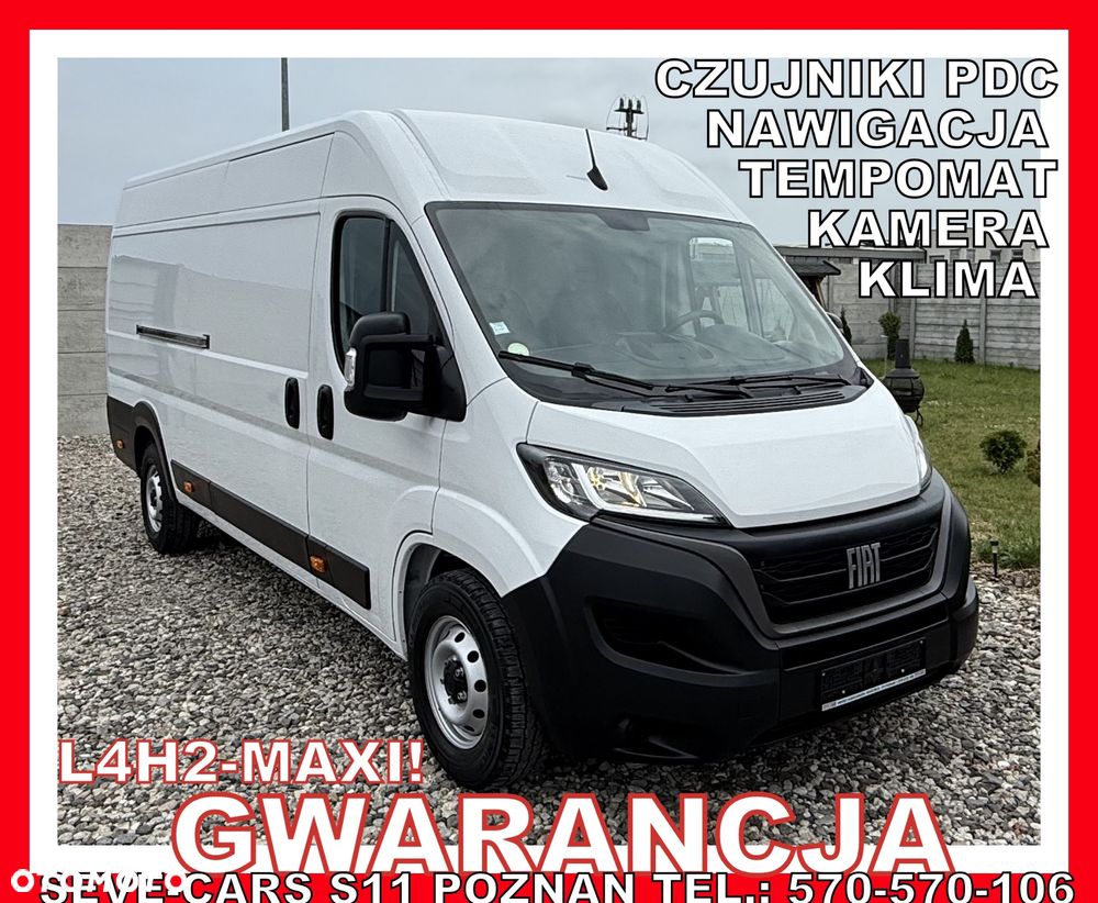 Fiat DUCATO L4H2 MAXI GWARANCJA klima, 140km, kamera, tempomat, pdc - 2