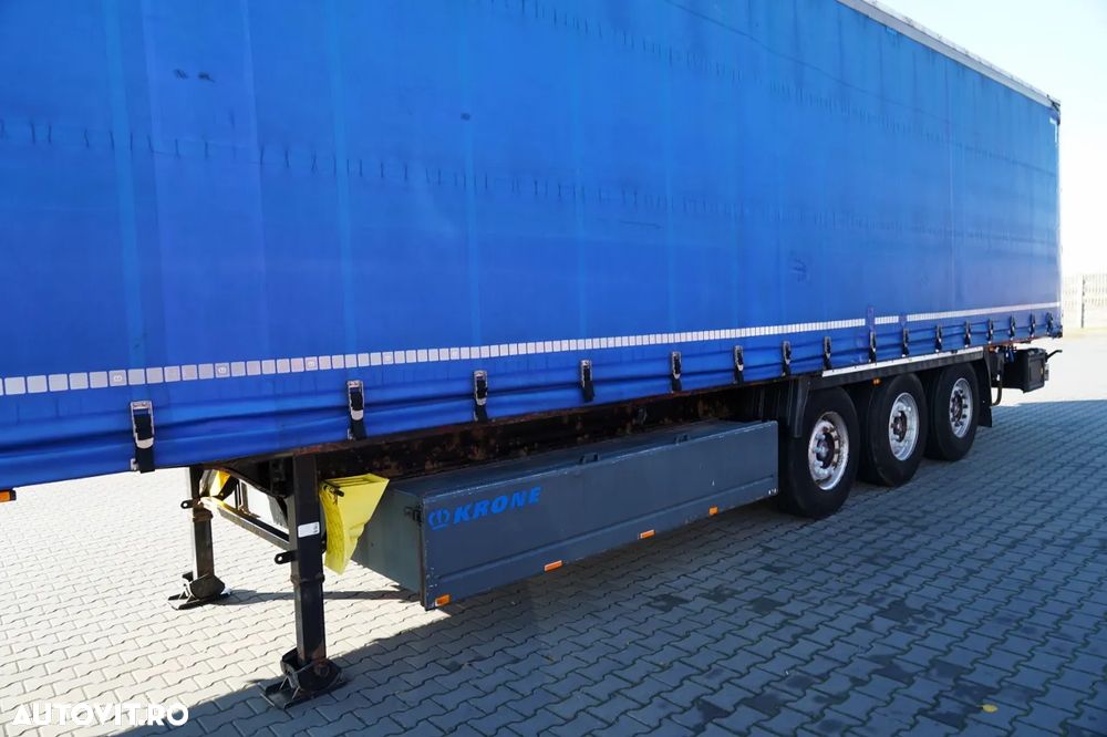 Krone CORTINĂ / STANDARD / COȘ PENTRU PALEȚI / AXĂ RIDICATĂ / SAF - 10