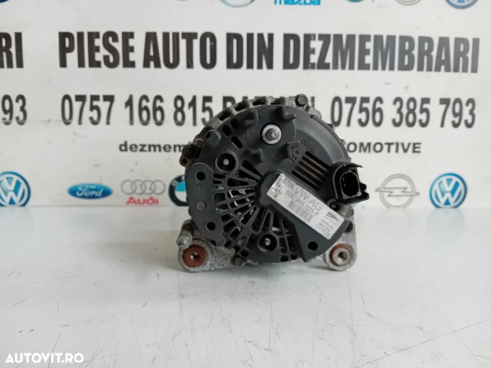 Alternator Vw Golf 6 Skoda Octavia Seat Leon Touran Passat 1.6 Benzina Motor CHG Cod 03L903023F - 5