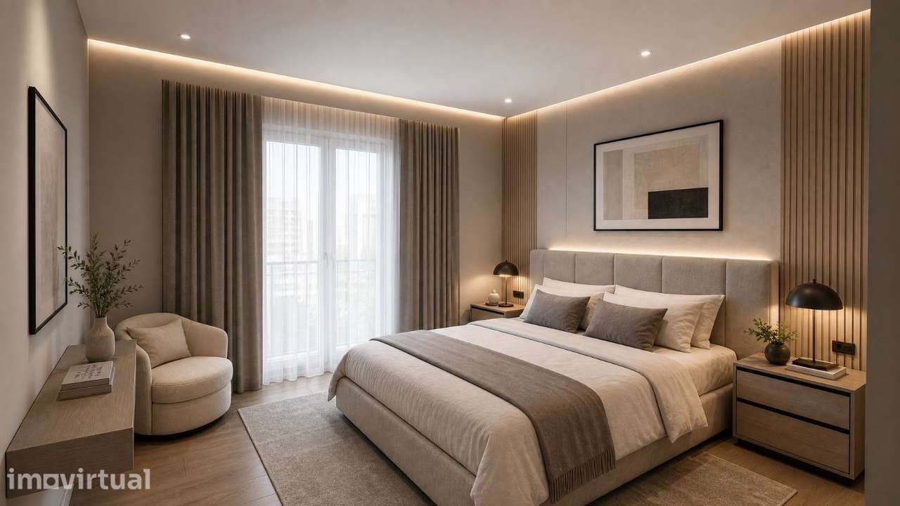 APARTAMENTO T3  com vistas de mar e rio,  como novo, Situado no Bai... - Grande imagem: 3/24