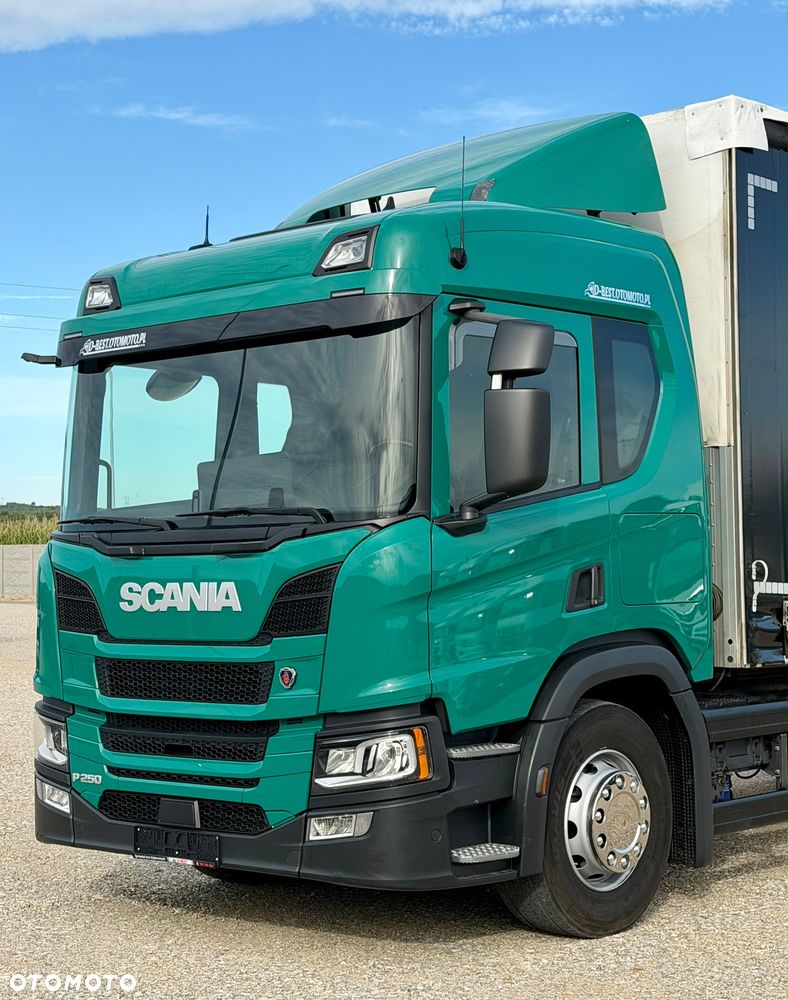 Scania P250 / FIRANKA / WINDA / 220 TYŚ KM / 18 EUROPALET / AUTOMAT / SYPIALKA / 2019 ROK / 9 520 KG ŁADOWNOŚCI / SILNIK 6 / 2019 ROK / JAK NOWA - 6
