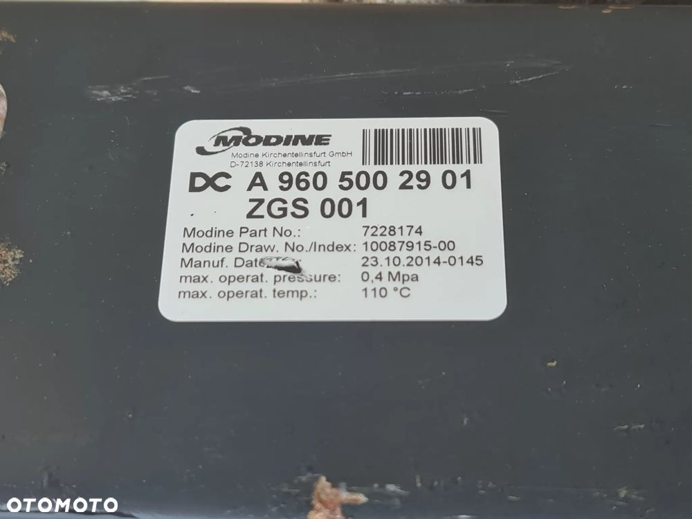 KOMPLET CHŁODNIC INTERCOOLER CHŁODNICA WODY MERCEDES ATEGO ANTOS EURO 6 - 6