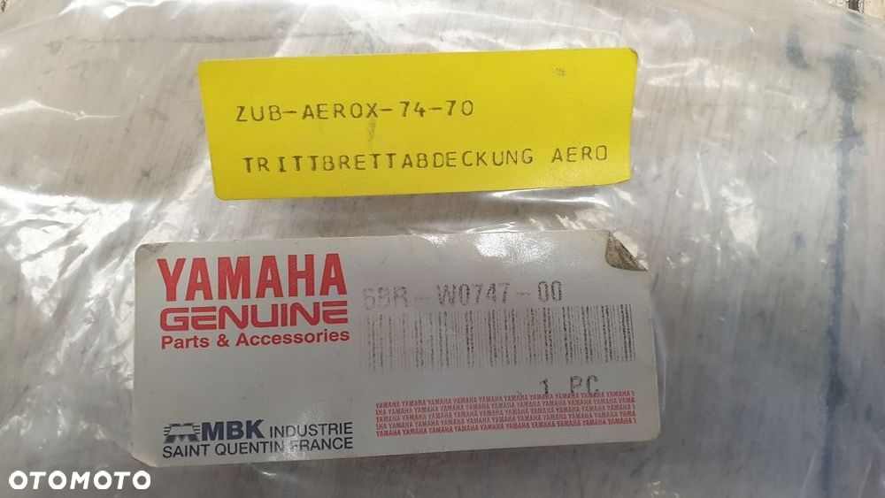 Oryginalne Aluminiowe Nakładki Podłogi Podestu Yamaha Aerox / MBK Nitro - 6