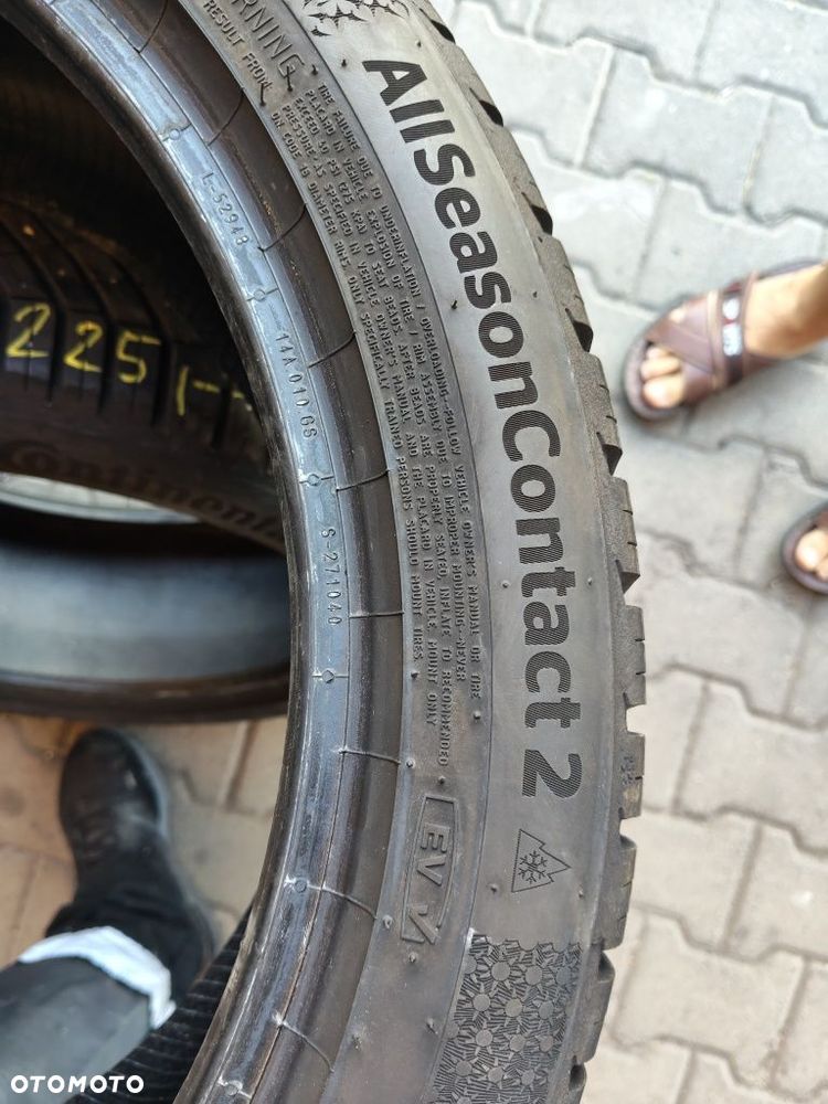 Opony całoroczne wielosezonowe 225/45/18 Continental 2 sztuki 2025r - 6