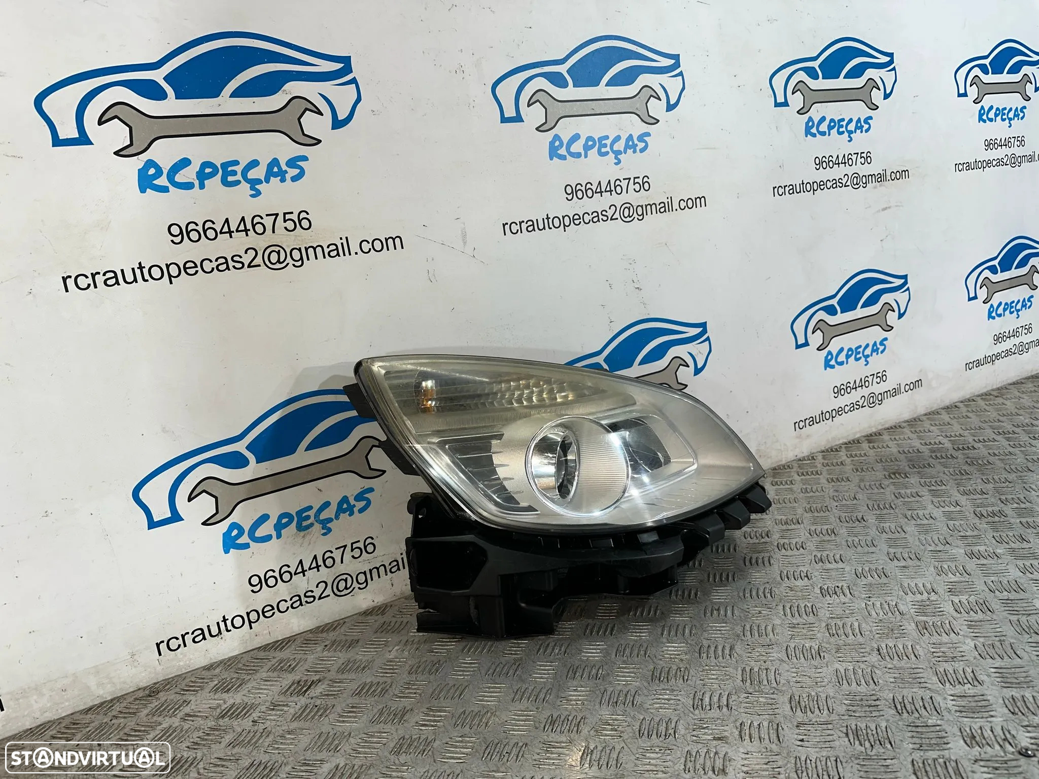 .Farol Otica Frente Frontal Direita Original Renault Scenic 2 Grand Scenic 2003 - 2009 - 3